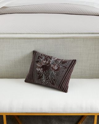 Barkin Embellished Decorative Pillow, 12" x 16"