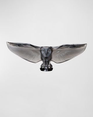 Barn Owl Sculpture, Bronze
