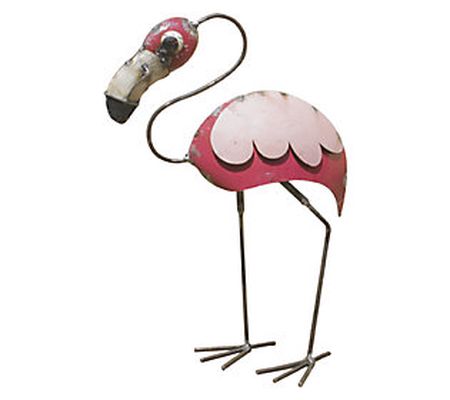 Barnyard Baby Flamingo Sculpture