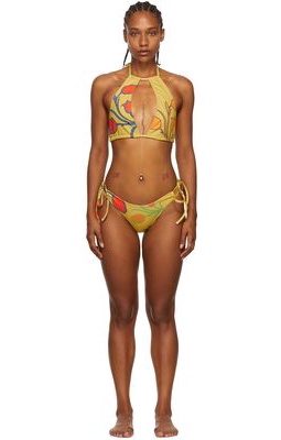 BARRAGÁN SSENSE Exclusive Yellow Ambra Bikini