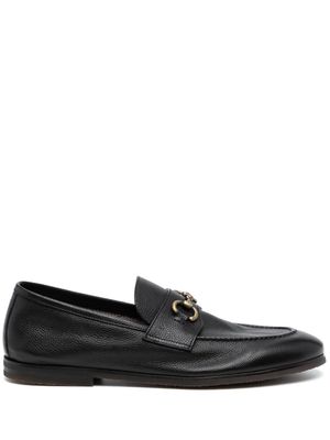 Barrett Ring leather loafers - Black