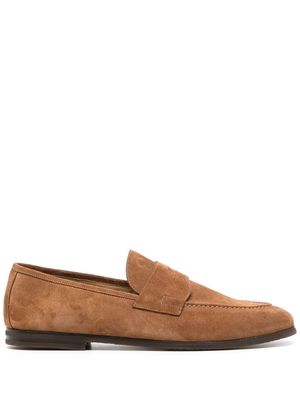 Barrett suede Penny loafers - Brown