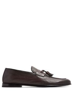 Barrett tassel-detail leather loafers - Brown