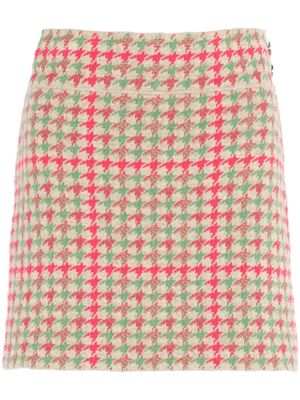 Barrie cashmere-blend miniskirt - Pink