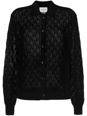 Barrie cashmere lace shirt - Black