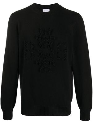 Barrie cashmere logo jumper - Black