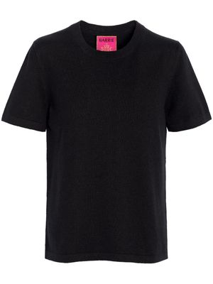 Barrie fine-knit crew-neck T-shirt - Black