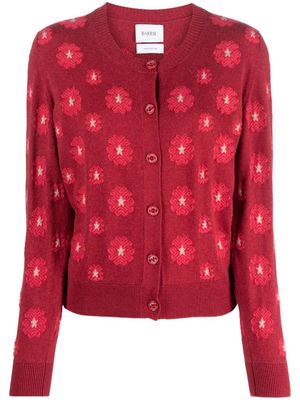 Barrie floral-embroidered cardigan