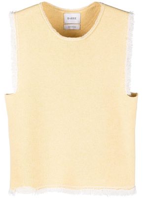 Barrie fringe-trim top - Yellow