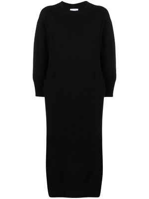 Barrie Iconic knit midi dress - Black