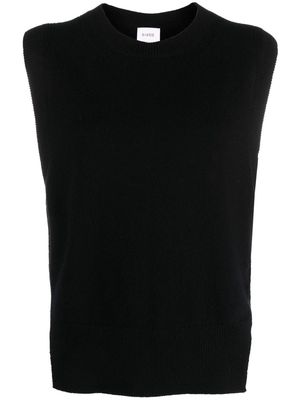 Barrie Iconic sleeveless cashmere jumper - Black