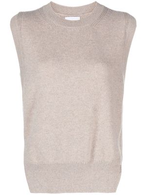 Barrie Iconic sleeveless cashmere jumper - Neutrals