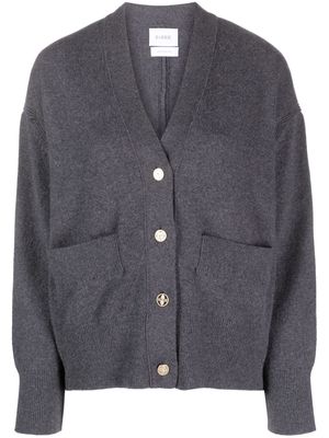 Barrie Iconic V-neck cashmere cardigan - Grey