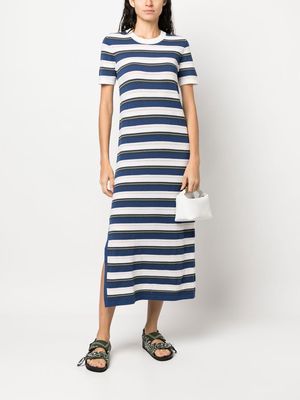 Barrie knitted cashmere dress - Blue