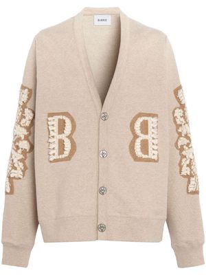 Barrie logo-embroidered cashmere cardigan - Neutrals