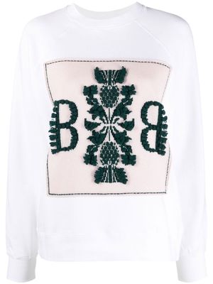 Barrie logo-patch sweatshirt - White