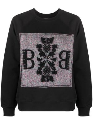 Barrie logo-print detail sweatshirt - Black