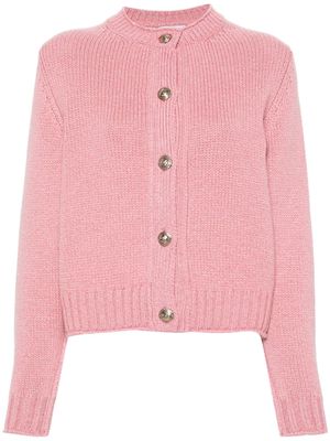 Barrie long-sleeve cashmere cardigan - Pink