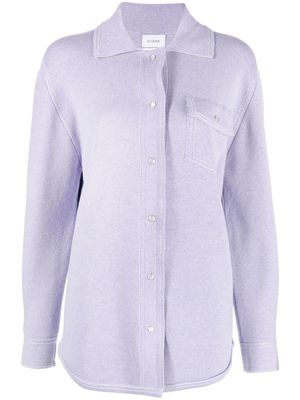 Barrie long-sleeve cashmere shirt - Purple