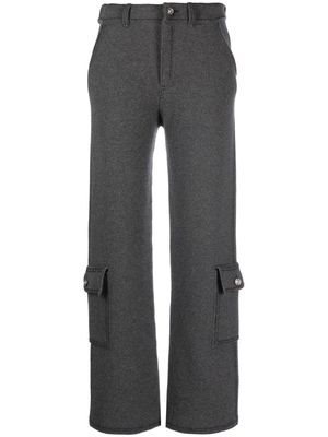 Barrie mid-rise cargo trousers - Grey
