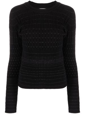 Barrie ribbed-knit cashmere jumper - Black