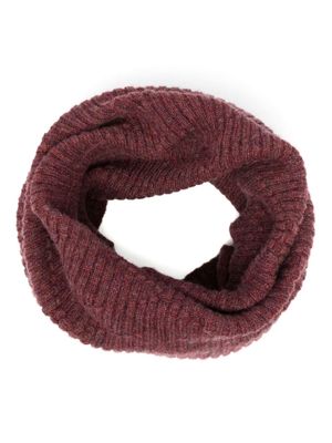 Barrie ribbed-knit cashmere snood - Red