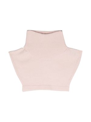 Barrie roll neck cashmere collar - Pink