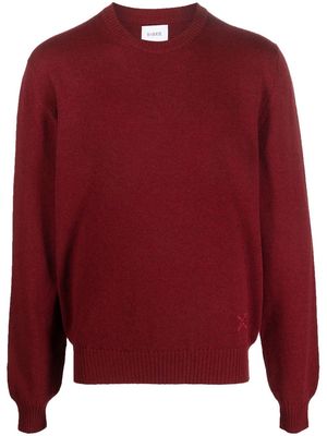 Barrie round neck cashmere sweater - Red