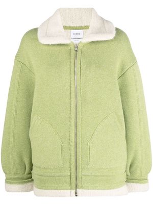 Barrie shearling-lined zipped-up jacket - Green