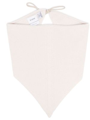 Barrie triangular denim scarf - Neutrals