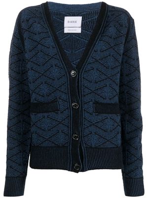 Barrie V-neck cashmere-knit cardigan - Blue