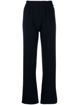 Barrie wide-leg cashmere trousers - Blue