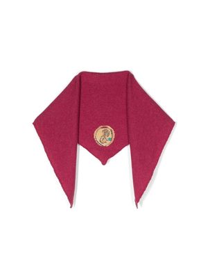 Barrie x Goossens Leo zodiac motif scarf - Pink