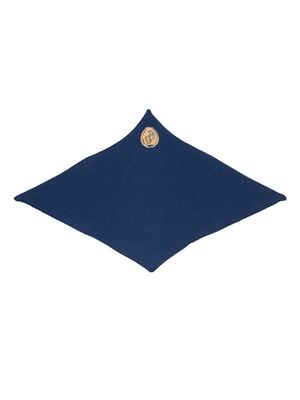 Barrie x Goossens Libra zodiac motif scarf - Blue
