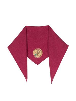Barrie x Goossens Libra zodiac motif scarf - Pink