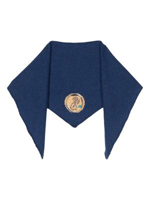 Barrie x Goossens zodiac motif scarf - Blue