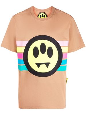 BARROW alien graphic-print T-shirt - Brown
