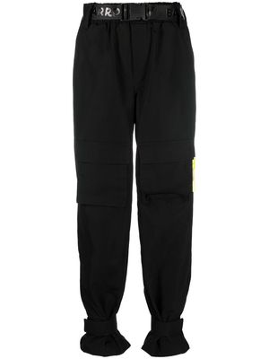 BARROW belted cargo trousers - Black