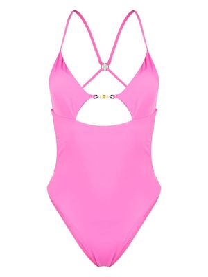 BARROW cut-out one-piece swimsuit - Pink
