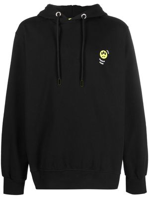 BARROW embroidered-logo hoodie - Black