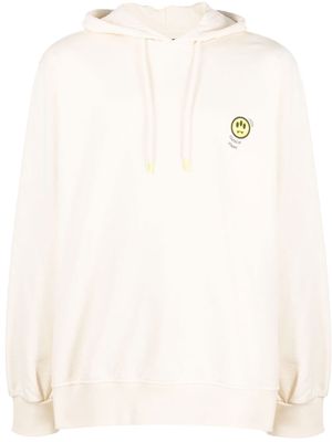 BARROW embroidered-logo hoodie - Neutrals