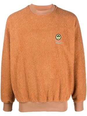 BARROW embroidered-logo sweatshirt - Orange