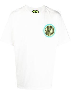 BARROW graphic logo-print T-shirt - White