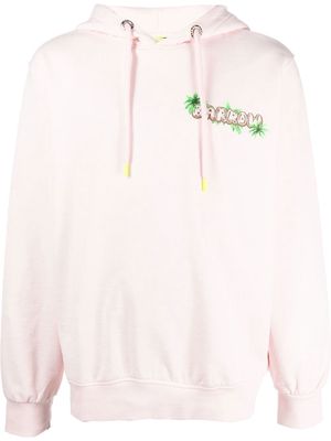 BARROW graphic-print pullover hoodie - Pink
