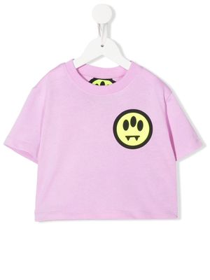 Barrow kids logo-print short-sleeve T-shirt - Pink