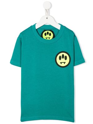 Barrow kids logo-print short-sleeved T-shirt - Green