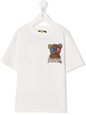 Barrow kids logo-print short-sleeved T-shirt - White