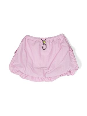 Barrow kids puffball cargo skirt - Pink