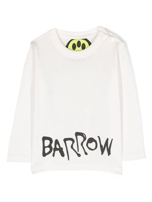 Barrow kids teddy-bear cotton T-shirt - White