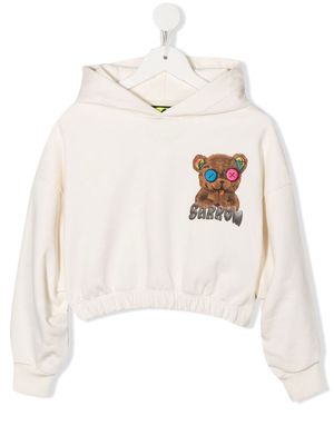 Barrow kids Teddy Bear graphic hoodie - Neutrals